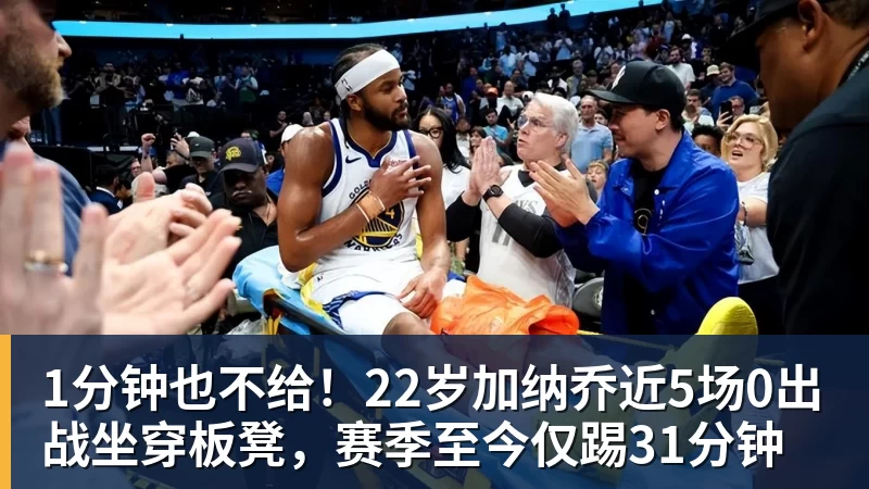 1分钟也不给!22岁加纳乔近5场0出战坐穿板凳,赛季至今仅踢31分钟